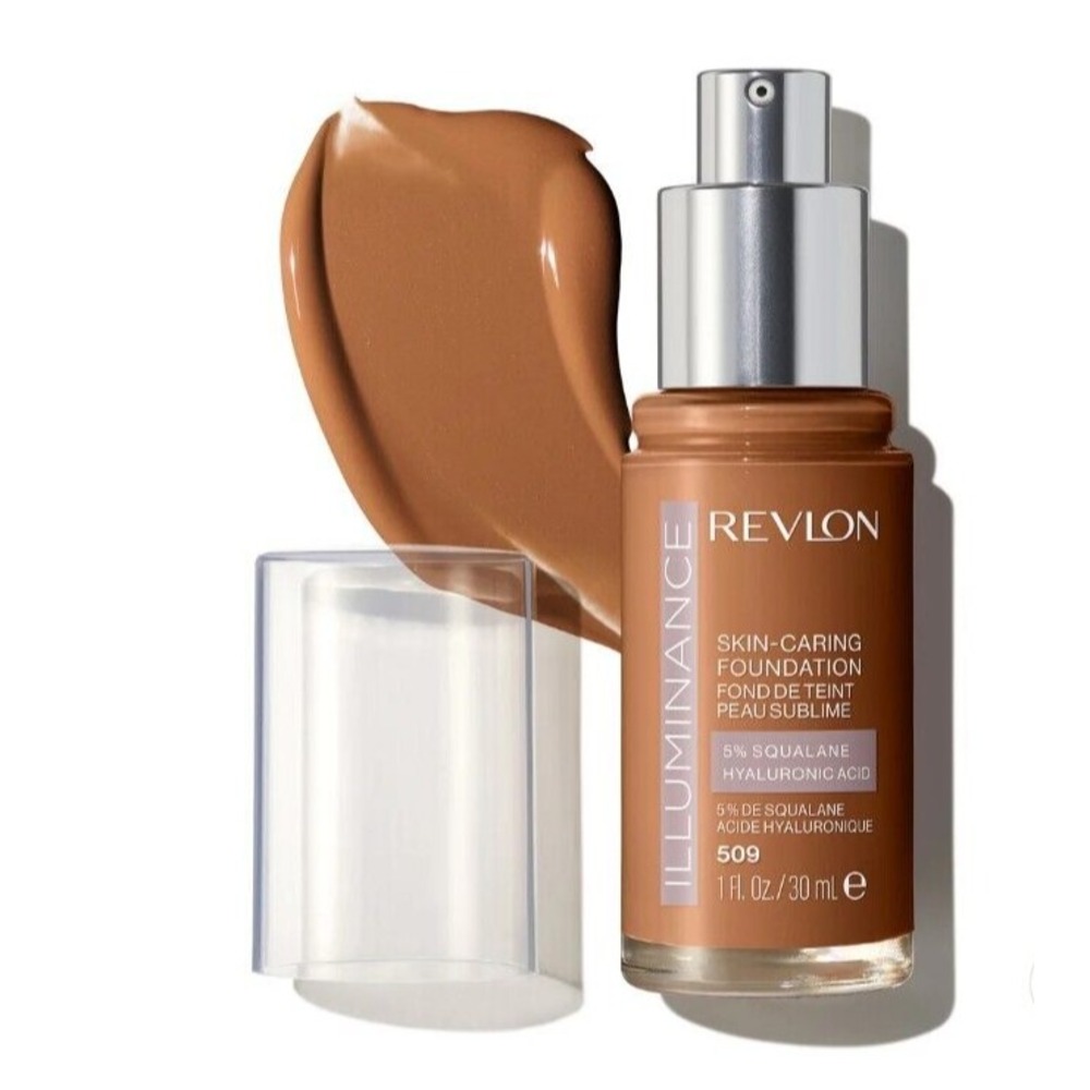 Revlon Illuminance Skin Caring Liquid Foundation 509.‎  1 oz Sandalwood